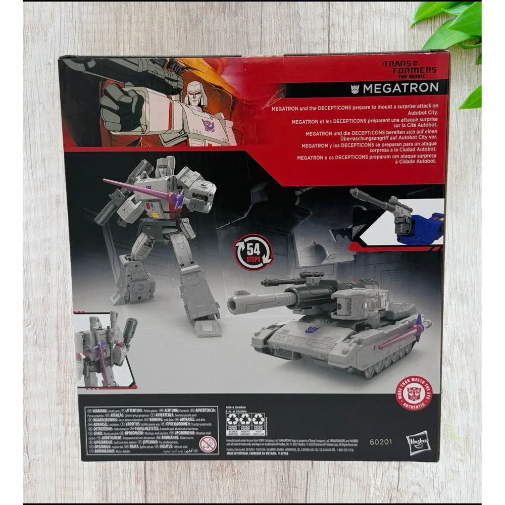 Hasbro Transformers Studio Series Megatron 86-31 Tank G1 Movie Figure NIB‎
